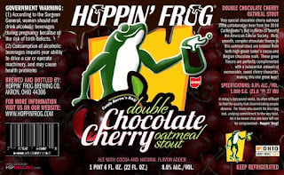 Hoppin’ Frog – Double Chocolate Cherry Oatmeal Stout & Northern Hoser Exposure