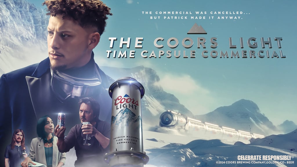 Coors Light filmed an ad with Patrick Mahomes, but don’t expect to see it for years