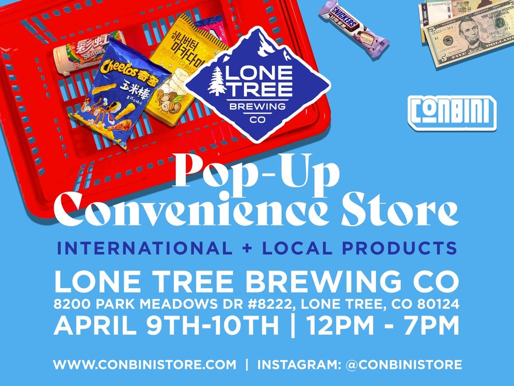Shop The Conbini Pop-Up Convenience Store At Lone Tree Brewing Company April 9 And 10