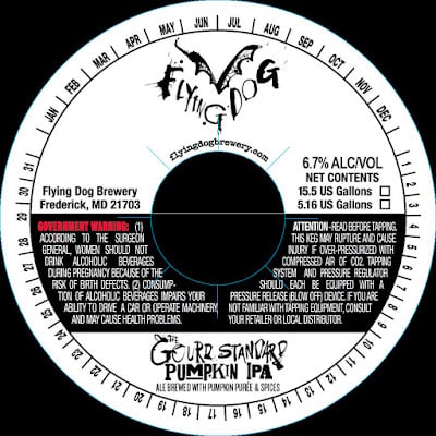 Flying Dog – The Gourd Standard Pumpkin IPA
