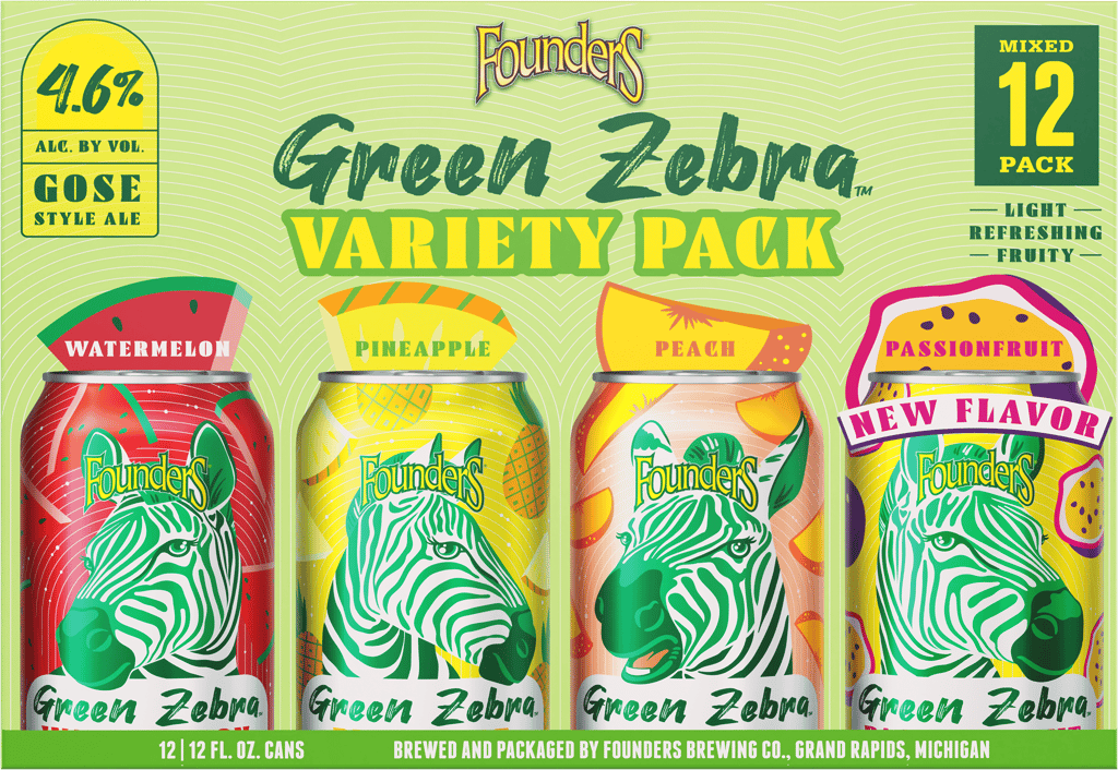 Founders Releasing Green Zebra Variety Pack w/New Flavor