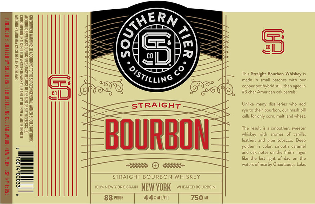Southern Tier Distilling New York Wheated Straight Bourbon