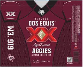 Dos Equis Adding Texas A&M Aggies Packaging