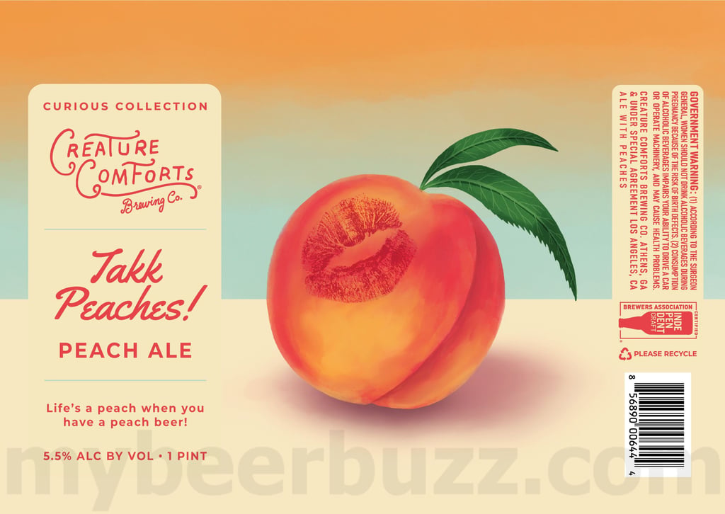 Creature Comforts Adding Takk Peaches!, Give ‘Em Helles, Whale Fall IPA, Stairway to Nowhere, Glittering Eyes, WInter IPA, DTLA & Flash Cat