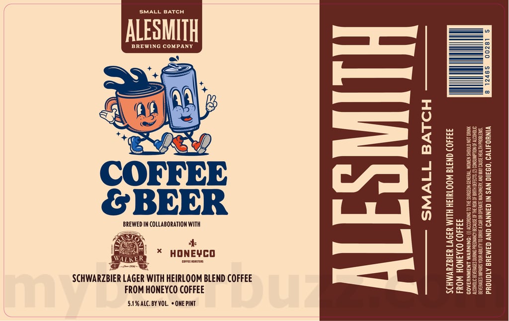 AleSmith Coffee & Beer Collaborations Continue With Firestone Walker, North Park, Arizona Wilderness & Reuben’s Brews (Coming 2 Feb 2025)