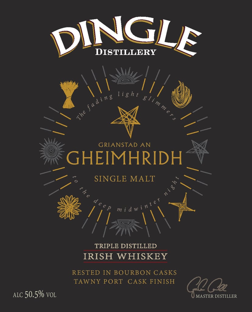 Dingle Distillery Grianstad An Gheimhridh Single Malt Triple Distilled Irish Whiskey