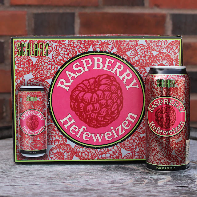 Schlafly Beer Releases Raspberry Hefeweizen Cans for Warmer Weather Season