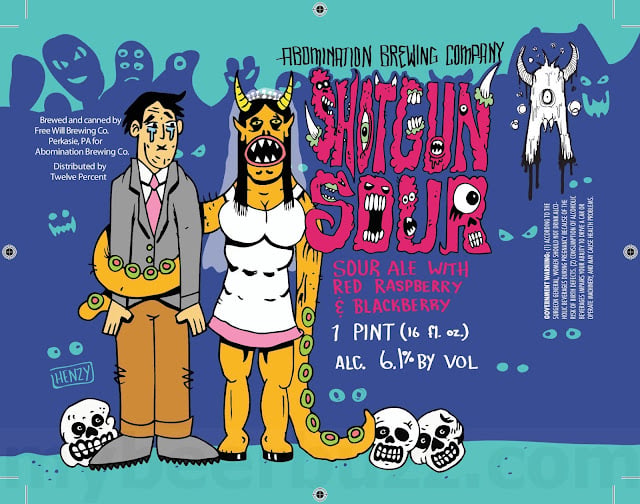 Abomination Brewing Adding Shotgun Sour Cans