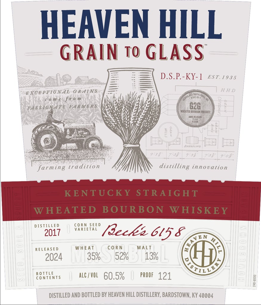 Heaven Hill Grain To Glass Kentucky Straight Wheated Bourbon Whiskey