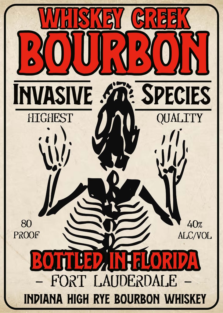 Invasive Species Brewing Whisky Creek Indiana High Rye Bourbon Whiskey