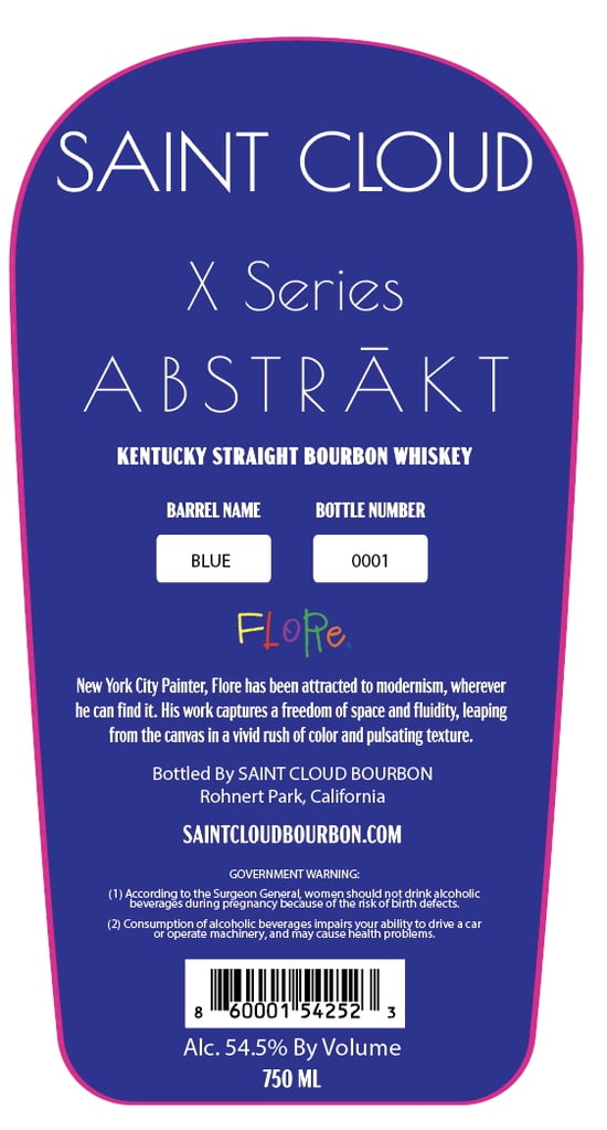 Saint Cloud X Series Abstrakt Blue Kentucky Straight Bourbon Whiskey