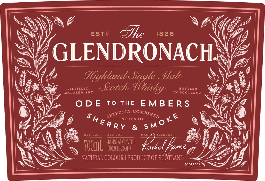 The Glendronach Ode To The Embers Sherry & Smoke Highland Single Malt Scotch Whiskey