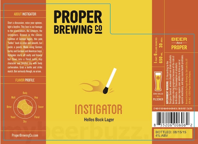 Proper Brewing – Hopspital IPA, Recommend Rye, Ragman IPA, Proper Beer, Patersbier, Marmalade Wheat, Lake Effect, Instigator. Faultline IPA, Grand Slainte, Bramblin Brown & Leisurebrau
