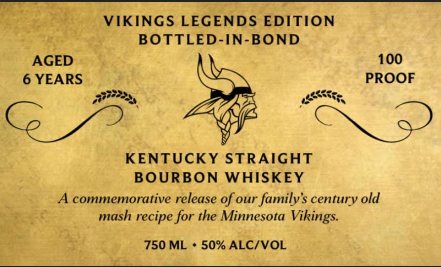 Vikings Legends Edition Bottles-In-Bond Kentucky Straight Bourbon Whiskey