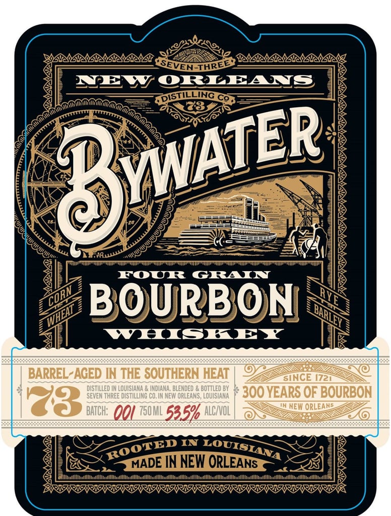 Seven Three Distilling Bywater Four Grain Bourbon Whiskey