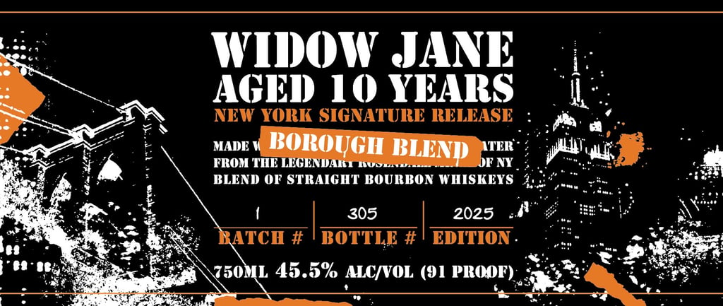 Widow Jane Distillery Borough Blend 10-Year New York Signature Blend