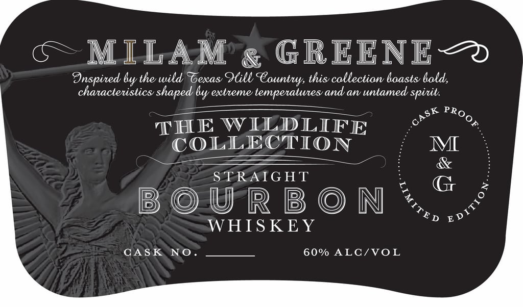 Milam & Greene The Wildlife Collection Straight Bourbon Whiskey
