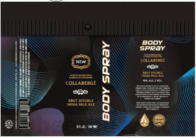 Austin Beerworks & Sun King Collaborate On Body Spray Brut DIPA