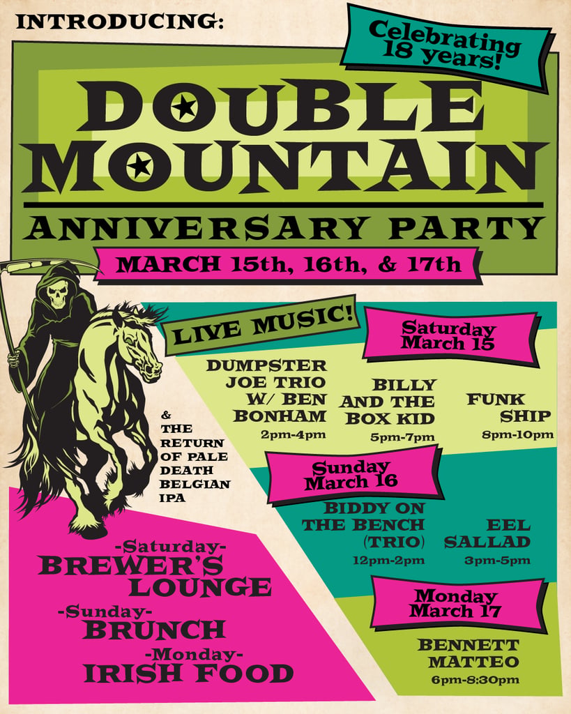 Double Mountain Announces 18th Anniversary Details