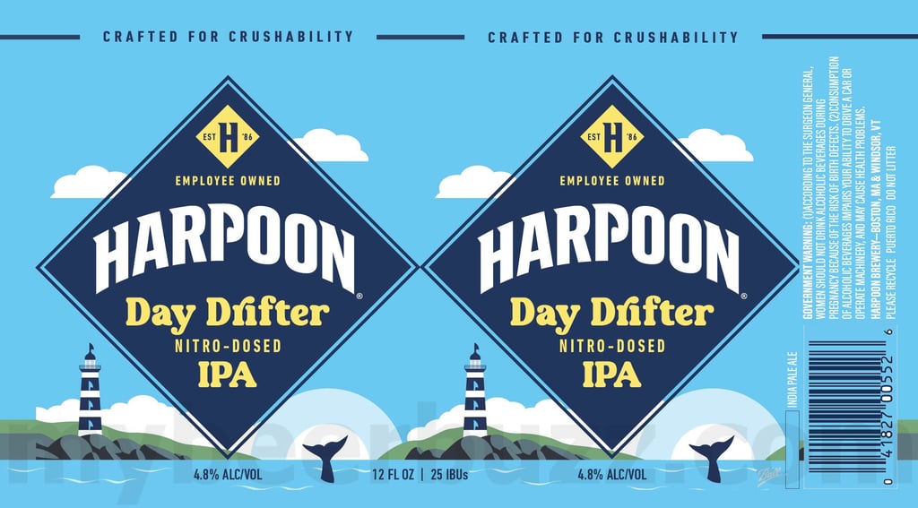 Harpoon Adding Day Drifter Nitro-Dosed IPA