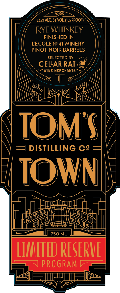 Tom’s Town Distilling Limited Reserve Program Rye Whiskey