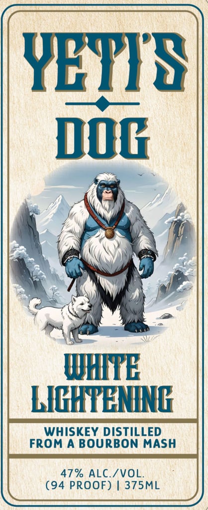 Spirits Of The Wasatch Yeti’s Dog White Lightning Whiskey