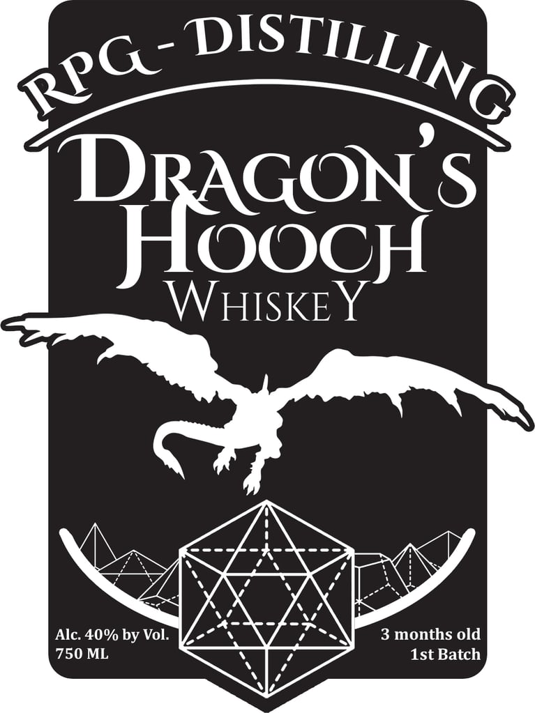 RPG Distilling Dragon’s Hooch Whiskey