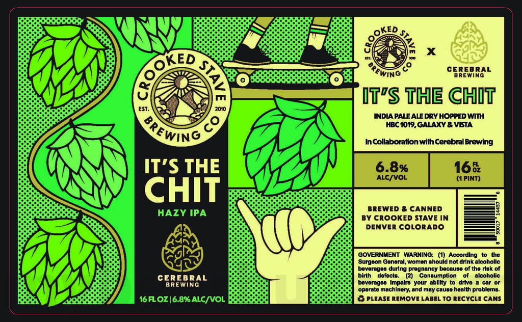 Crooked Stave & Cerebral Brewing Collaborate On It’s The Chit / Festbier / Orange Chocolate / Purple Rain / Lil’ Juicy West / Hop The Plank / Sunnyside / The Golden Rule / Funk It Up / Blood Orange Funk / Gift Of Time Infinite Horizons / Upbeat Peach / A-Cute Angle / Hāpi