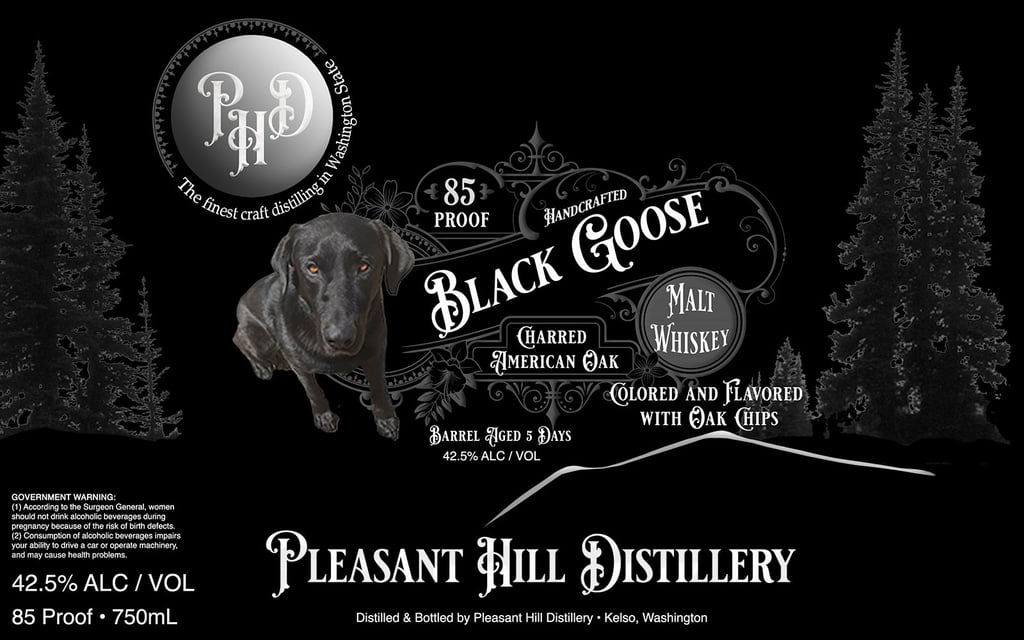 Pleasant Hill Distillery Black Goose Malt Whiskey