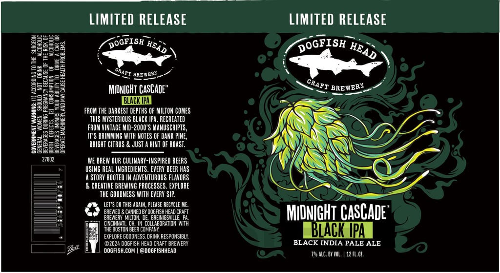 Dogfish Head Working On Midnight Cascade Black IPA