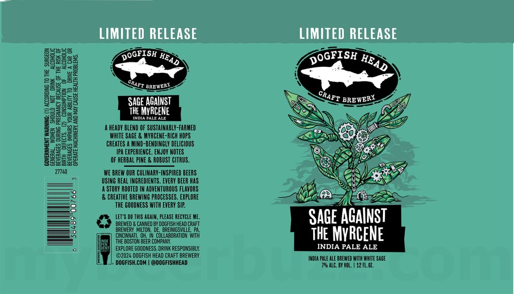 Dogfish Head Working On Sage Against The Myrcene