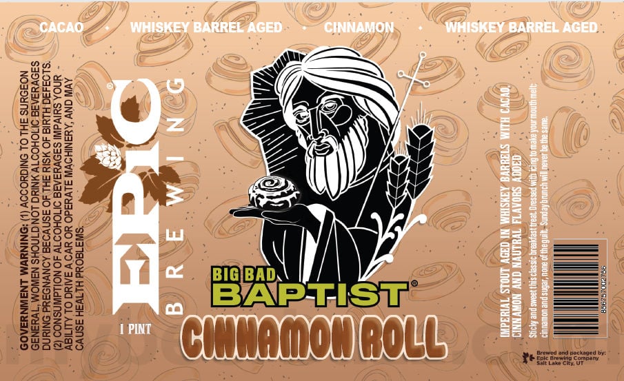Epic Brewing Adding Big Bad Baptist Cinnamon Roll Cans