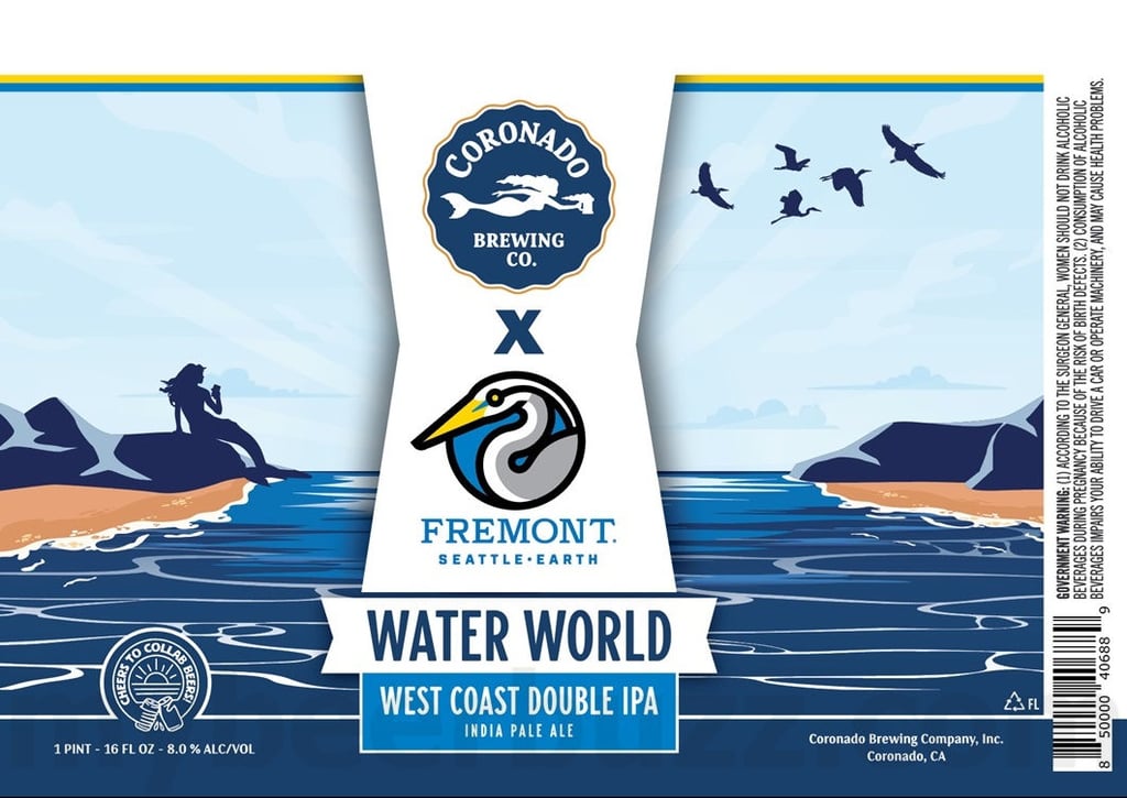 Coronado Brewing & Freemont Collaborate On Water World / Burgeon Beer Vacation Land