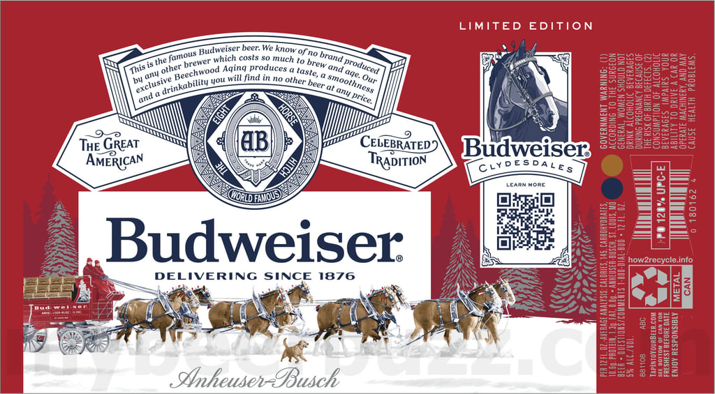 Budweiser Clydesdale Packaging Returning For 2024