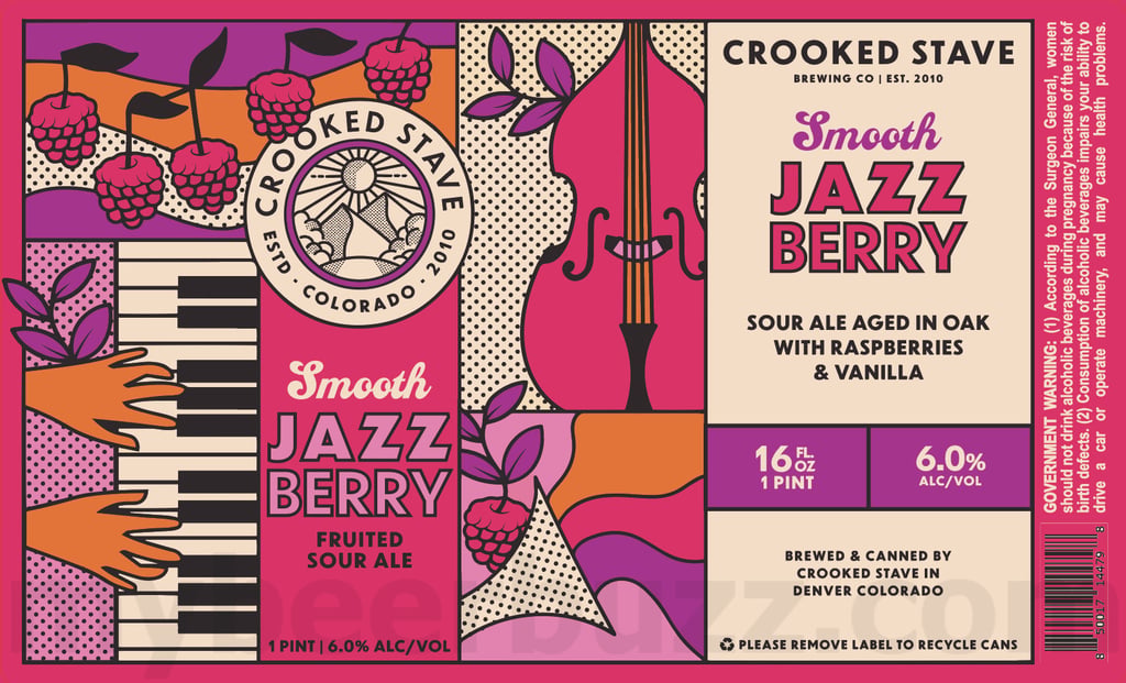 Crooked Stave Adding Smooth Jazz Berry Sour, Lemonade Sour Rose, Togs Optional, Stave The Waves, Funky Sangio Grape, Italian Pils, C3 & Mountain Rain