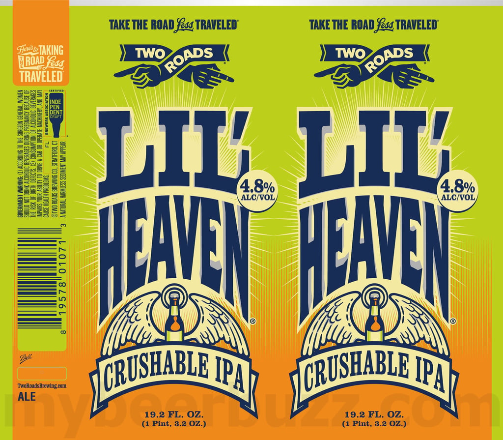 Two Roads Lil’ Heaven Crushable IPA Coming To 19.2oz Cans / Roadsmary’s Spawn / Two Veza