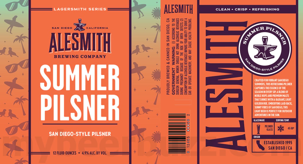 AleSmith Adding Summer Pilsner