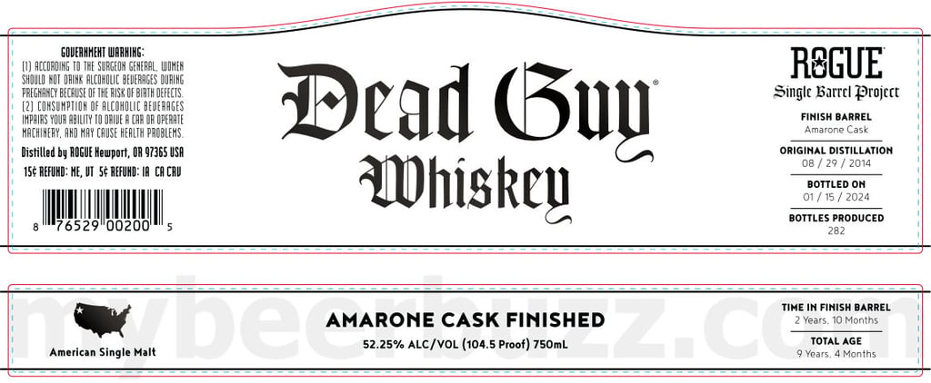 Rogue Ales & Spirits Dead Guy Whiskey Amarone Cask Edition