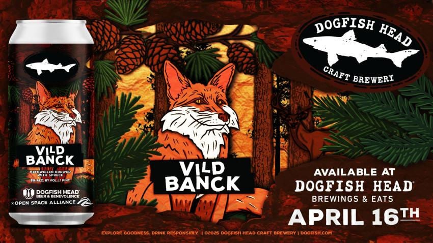 Dogfish Head & Open Space Alliance Collaborate On Vild Banck