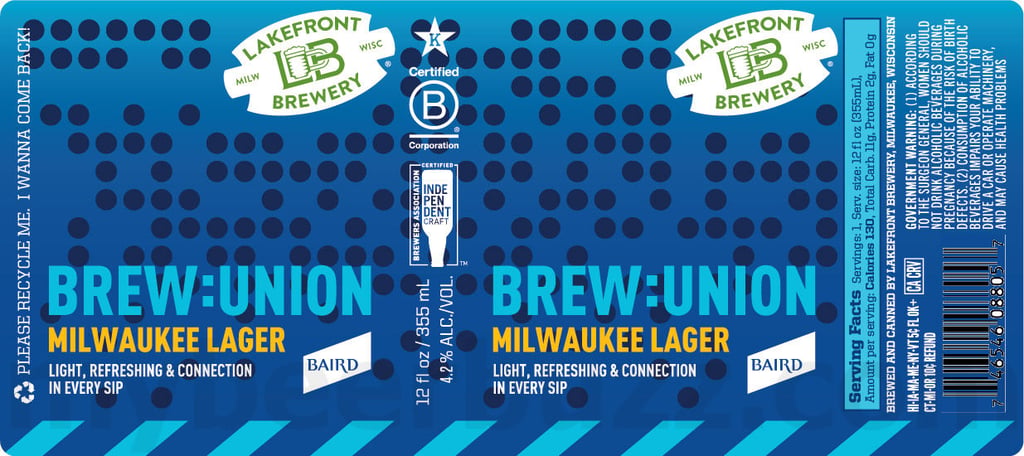 Lakefront Brewery Adding Brew:Union Milwaukee Lager Collaboration