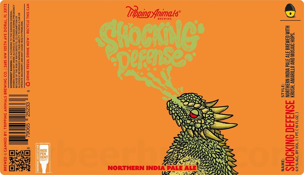 Tripping Animals Adding Shocking Defense Northern IPA