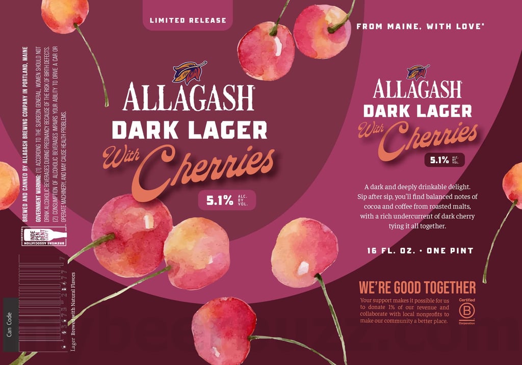 Allagash Adding Dark Lager With Cherries