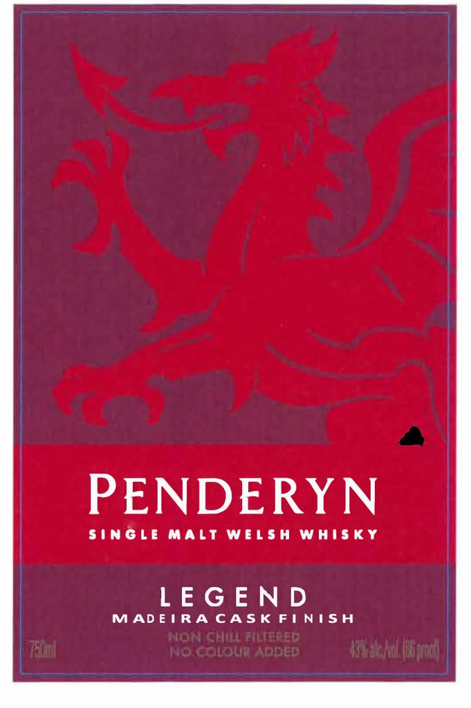 Penderyn Legend Madeira Cask Finish Single Malt Welsh Whisky