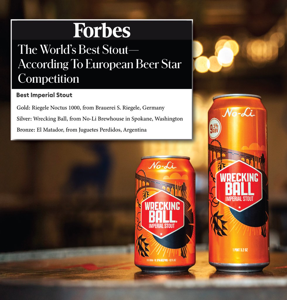 No-Li Wrecking Ball Imperial Stout Named Among the World’s Best
