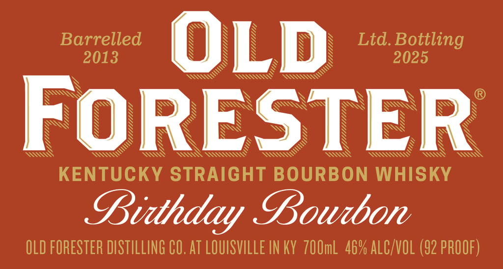 Old Forester 12-Year Birthday Bourbon Kentucky Straight Bourbon Whisky