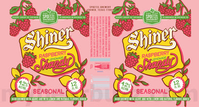 Shiner Raspberry Lemonade Shandy & Strawberry Lemonade Shandy