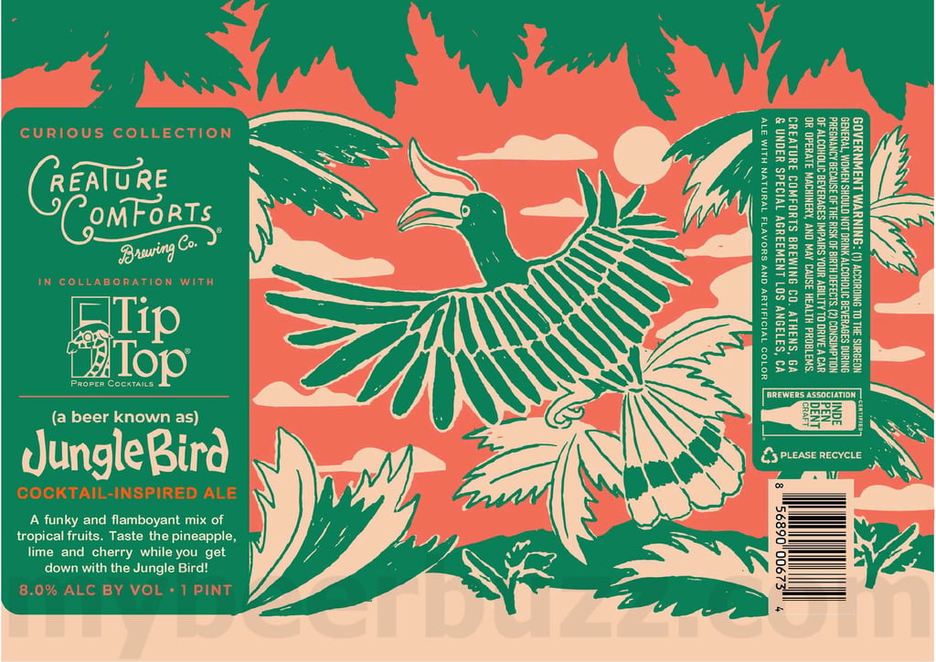 Creature Comforts & Tip Top Proper Cocktails Collaborate On Jungle Bird