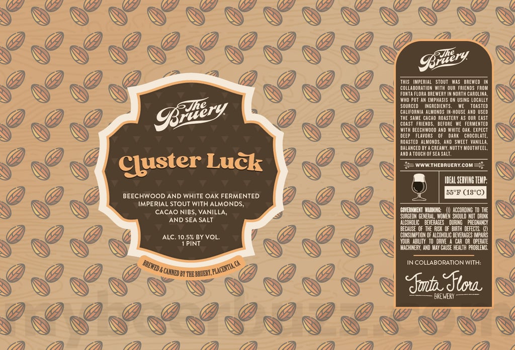 The Bruery Adding Cluster Luck Fonta Flora Collaboration Cans