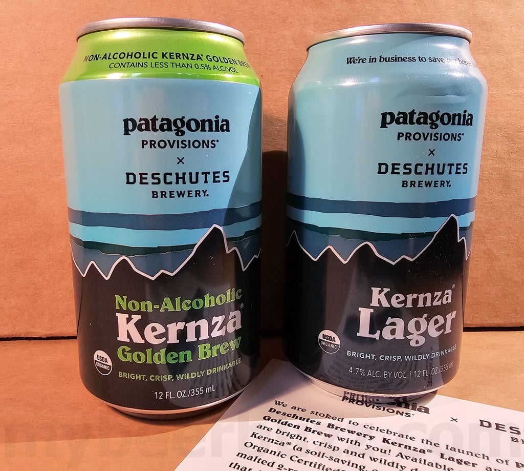 Mybeerbuzz .com Highlights Deschutes / Patagonia Provisions Kernza Lager & Non-Alcoholic Kernza (Review)