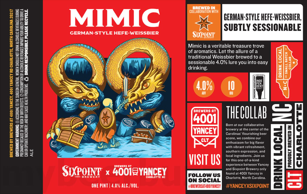 Sixpoint & Brewers At 4001 Yancey Collaborate On Mimic / Victory Dry Hopped Prima Pils / Pineapple Express Yourself / We Choose The Beer